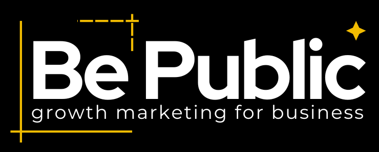 Logo da Be Public Growth Marketing For Business